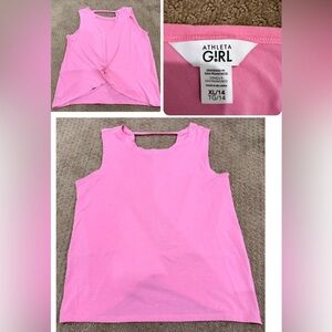 Athleta Girl Vibrant Pink Top